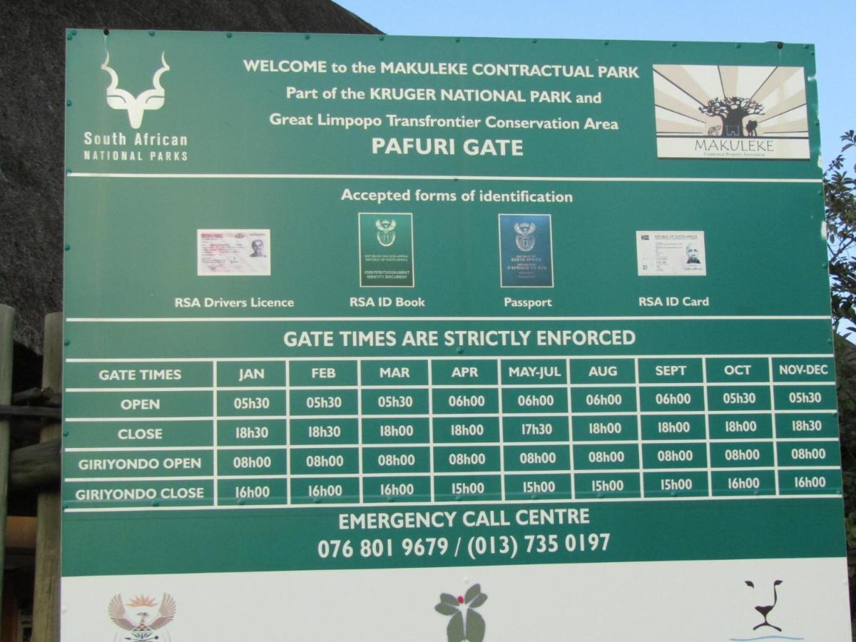 Pafuri Gate Guesthouse Mabalingwe Game Reserve Extérieur photo